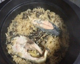 ソーサリーⅱで生姜と鮭とシメジ御飯作り方3写真