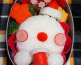 キャラ弁＊Xmas☆スノーマン弁当作り方3写真