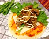 野菜たっぷり✴︎鬼嫁風トルティーヤ✴︎作り方2写真