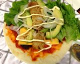 野菜たっぷり✴︎鬼嫁風トルティーヤ✴︎作り方4写真