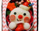 キャラ弁＊Xmas☆スノーマン弁当作り方5写真