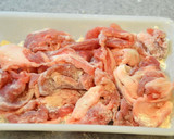 栗じゃがいもと豚肉の味噌マヨ炒め作り方2写真