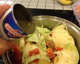 ソーセージとキャベツのトマトスープ作り方1写真