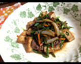 簡単＊旨い＊厚揚げとニラと挽肉の中華炒め作り方7写真