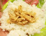 おかかマヨ醤油たくあんのおにぎり作り方2写真