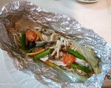 鶏ささみ×8品目の野菜のホイル焼き♪作り方4写真