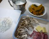 豆乳&味噌でカボチャグラタン作り方1写真