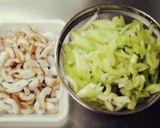セロリとちくわのネギ塩和え作り方1写真