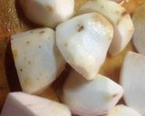 圧力鍋・2分で鶏団子と小芋の煮物作り方2写真