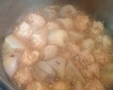 圧力鍋・2分で鶏団子と小芋の煮物作り方5写真