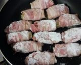 豚のネギ味噌巻作り方5写真