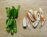 ちくわとピーマンの塩昆布マヨ和え作り方1写真