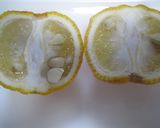 丸ごと柚子の砂糖漬け♪作り方1写真