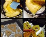 シュークリームでクリスマスツリー＆リース作り方3写真