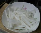 大根と水菜のサラダ作り方3写真