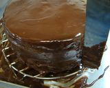 米粉のチョコケーキ★サンセバスチャン作り方12写真