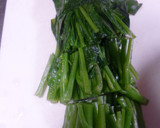 芥藍菜と牛肉のオイスターソース炒め作り方4写真