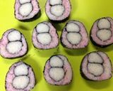 簡単!雪だるま海苔巻き☆作り方6写真