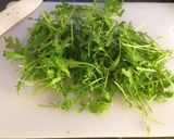 ルッコラの梅肉和え作り方1写真