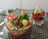 お花ハム♪　作り方7写真