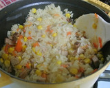 レタス巻き中華風炊き込みごはん作り方3写真