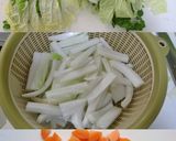 白菜と豚こま肉のうま煮作り方1写真