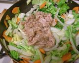 白菜と豚こま肉のうま煮作り方4写真