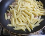 ベーコンとエリンギのペンネ作り方6写真