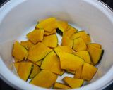お弁当に☆かぼちゃのミルク煮（豆乳で）作り方1写真