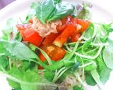 トマトとバジルのイタリアン冷そうめん作り方5写真