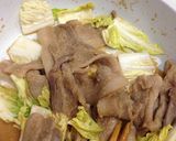 ☆豚肉味噌漬け 豆板醤炒め☆作り方3写真
