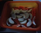 彩り野菜&リンゴの甘いマリネ作り方1写真