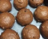 ココア＆チョコチップ de ちぎりパン♪作り方5写真