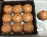 ココア＆チョコチップ de ちぎりパン♪作り方6写真