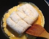 大根葉とじゃことベーコンの節約チャーハン作り方3写真