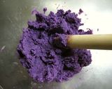 紫芋クリーム餡の茶巾絞り♪作り方2写真