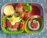 キャラ弁!!仮面ライダー鎧武ロックシード作り方10写真