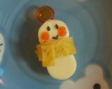 お弁当の隙間おかず♪ゆきだるま作り方4写真