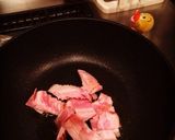ベーコンと野菜のクリームパスタ♪作り方3写真