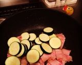 ベーコンと野菜のクリームパスタ♪作り方4写真