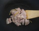 厚揚げ大根と薄切り豚バラの味噌煮作り方3写真