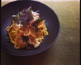 キムチ•チーズで韓国風焼きそば作り方6写真