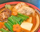 アイデア鍋！チーズ入り納豆餃子チゲ鍋！作り方3写真