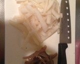 節約おいしい♪大根の皮できんぴら作り方1写真