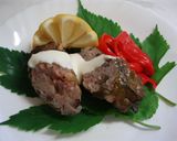 お米と挽き肉のサンチュ包み★ドルマ風作り方5写真