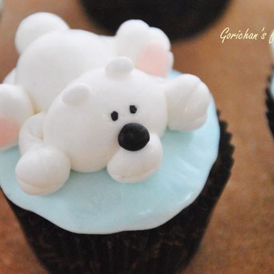 カップケーキ♡くま クマさんのマフィン クマフィン レシピ・作り方 by nohohon kitchen