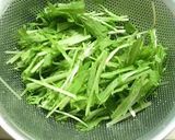 春雨とエビと水菜のさっぱりスープ作り方3写真