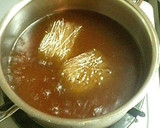 春雨とエビと水菜のさっぱりスープ作り方4写真