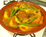 タジン鍋で♪チキンタジンカレー作り方4写真