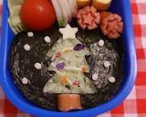 クリスマスツリー♡簡単お弁当♡キャラ弁♡作り方7写真
